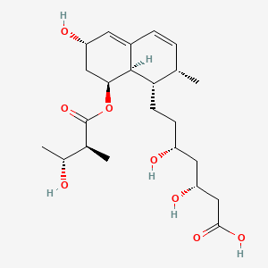 molecular formula C23H36O8 B12780696 3''-Hydroxypravastatin, (R)- CAS No. 773073-26-0