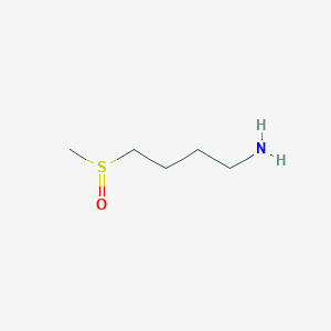 molecular formula C5H13NOS B127808 4-(甲基亚磺酰基)-1-丁胺 CAS No. 84104-30-3