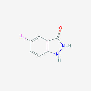 molecular formula C7H5IN2O B127809 5-碘-1H-吲唑-3-醇 CAS No. 141122-62-5