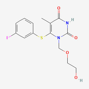 1-((2-Hydroxyethoxy)methyl)-6-((3-iodophenyl)thio)thymine