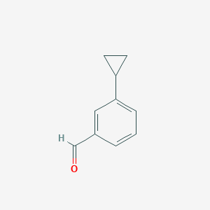 molecular formula C10H10O B1278101 3-环丙基苯甲醛 CAS No. 201851-03-8