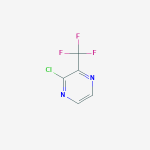 molecular formula C5H2ClF3N2 B1278106 2-Chloro-3-(trifluoromethyl)pyrazine CAS No. 191340-90-6
