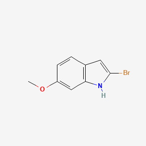 molecular formula C9H8BrNO B1278113 2-bromo-6-methoxy-1H-indole 