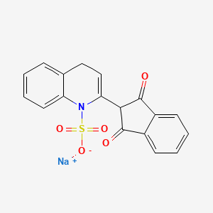 Quinolinesulfonic acid, 2-(2,3-dihydro-1,3-dioxo-1H-inden-2-yl)-, sodium salt