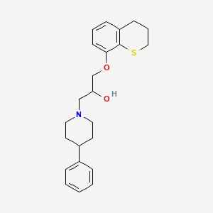 8-((2-Hydroxy-3-(4-phenylpiperidin-1-yl)propyl)oxy)thiochroman