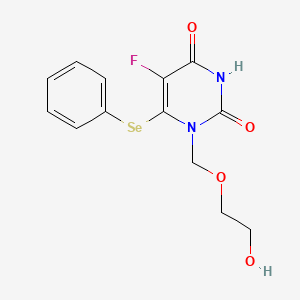 1-((2-Hydroxyethoxy)methyl)-6-(phenylselenenyl)-5-fluorouracil