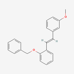 molecular formula C22H20O2 B1278122 1-(苄氧基)-2-(3-甲氧基苯乙烯基)苯 CAS No. 1072930-86-9