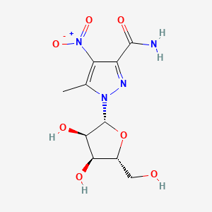 1-beta-D-Ribofuranosyl-5-methyl-4-nitropyrazole-3-carboxamide