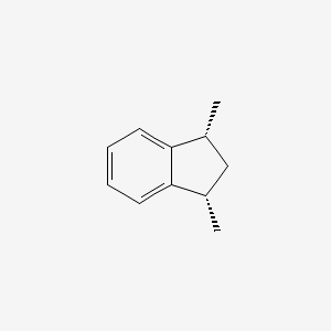 1H-Indene, 2,3-dihydro-1,3-dimethyl-, cis-