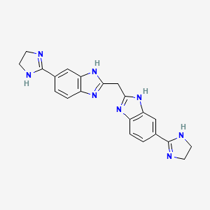 2,2'-Methylenebis(5-(4,5-dihydro-1H-imidazol-2-yl)-1H-benzimidazole)