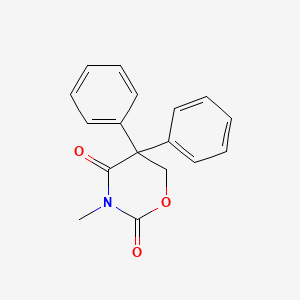 Dihydro-5,5-diphenyl-3-methyl-2H-1,3-oxazine-2,4(3H)-dione