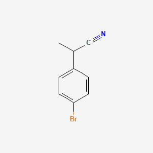molecular formula C9H8BrN B1278133 2-(4-Bromophenyl)propanenitrile CAS No. 42186-06-1