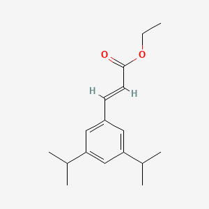 Ethyl 3-(3,5-bis(1-methylethyl)phenyl)acrylate