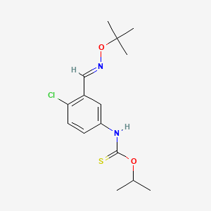 (3-(tert-Butoxyimino-methyl)-4-chloro-phenyl)-thiocarbamic acid, O-isopropyl ester