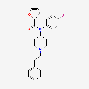 N-(4-Fluorophenyl)-N-(1-phenethylpiperidin-4-yl)furan-2-carboxamide