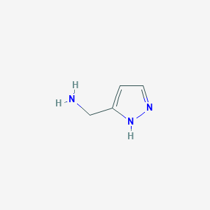 molecular formula C4H7N3 B1278141 (1h-吡唑-3-基)甲胺 CAS No. 37599-58-9