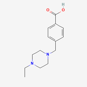 molecular formula C14H20N2O2 B1278148 4-(4-乙基哌嗪-1-基甲基)苯甲酸 CAS No. 895519-97-8