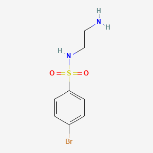 molecular formula C8H11BrN2O2S B1278156 N-(2-氨基乙基)-4-溴苯磺酰胺 CAS No. 90002-56-5