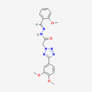 5-(3,4-Dimethoxyphenyl)tetrazole-2-acetic acid (2-methoxybenzylidene)hydrazide