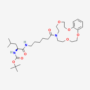 N-(N'-tert-Butoxycarbonylleucyl-6-aminohexanoyl)benzoaza-15-crown-5