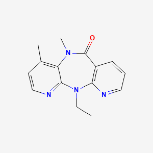 2-ethyl-7,9-dimethyl-2,4,9,15-tetrazatricyclo[9.4.0.03,8]pentadeca-1(11),3,5,7,12,14-hexaen-10-one