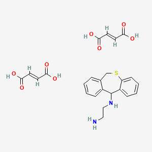 (E)-but-2-enedioic acid;N'-(6,11-dihydrobenzo[c][1]benzothiepin-11-yl)ethane-1,2-diamine