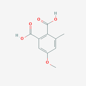molecular formula C10H10O5 B012782 5-Methoxy-3-methylphthalic acid CAS No. 103203-38-9