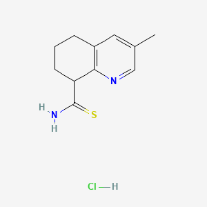 molecular formula C11H15ClN2S B12782013 Tiquinamide hydrochloride CAS No. 53400-68-3