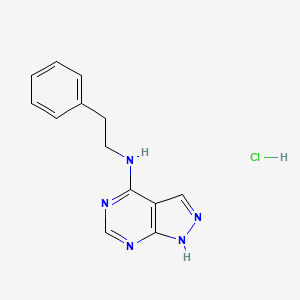 4-(2-Phenethylamino)-1H-pyrazolo((3,4d))pyrimidine hydrochloride