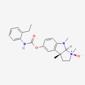 1S,3aS,8As-trimethyl-1-oxido-1,2,3,3a,8,8a-hexahydropyrrolo(2,3-b)indol-5-yl 2-ethylphenylcarbamate