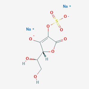 molecular formula C6H6Na2O9S B12782043 Disodium ascorbyl sulfate CAS No. 53910-28-4