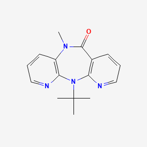 2-tert-butyl-9-methyl-2,4,9,15-tetrazatricyclo[9.4.0.03,8]pentadeca-1(11),3(8),4,6,12,14-hexaen-10-one