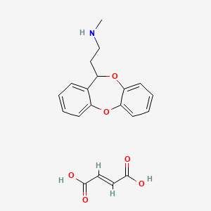 (+-)-N-Methyl-11H-dibenzo(b,e)(1,4)dioxepin-11-ethanamine