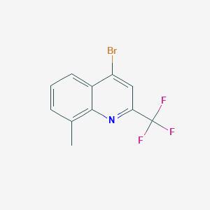 B1278224 4-Bromo-8-methyl-2-(trifluoromethyl)quinoline CAS No. 260973-04-4