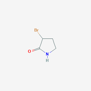 molecular formula C4H6BrNO B1278239 3-溴吡咯烷-2-酮 CAS No. 40557-20-8