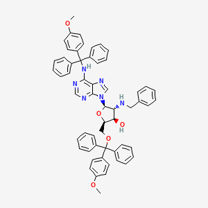 2'-Benzylamino-5',N6-bis(4-methoxytrityl)-2'-deoxyadenosine