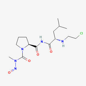 L-Leucinamide, 1-((methylnitrosoamino)carbonyl)-L-prolyl-N-(2-chloroethyl)-