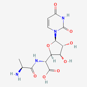 1-(5'-(L-Alanylamino)-5'-deoxy-alpha-L-talofuranosyluronic acid)uracil