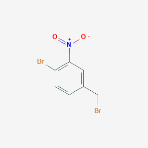 molecular formula C7H5Br2NO2 B1278259 4-溴-3-硝基苄基溴 CAS No. 326595-66-8