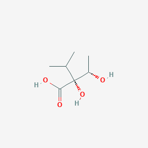 Butanoic acid, 2,3-dihydroxy-2-(1-methylethyl)-, (2R,3S)-