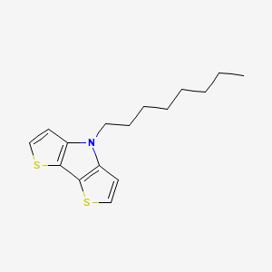 molecular formula C16H21NS2 B1278304 4-辛基-4H-二噻吩并[3,2-b:2',3'-d]吡咯 CAS No. 141029-75-6