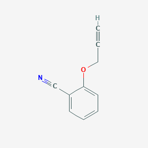molecular formula C10H7NO B1278314 2-(Prop-2-yn-1-yloxy)benzonitrile CAS No. 65211-56-5