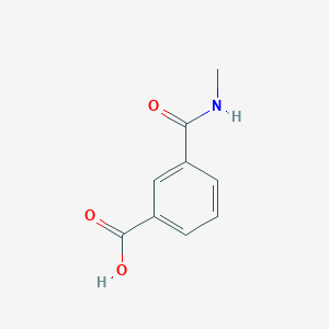 molecular formula C9H9NO3 B1278315 3-(甲基氨基甲酰基)苯甲酸 CAS No. 23754-43-0