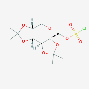 molecular formula C12H19ClO8S B127832 Diacetonefructose chlorosulfate CAS No. 150609-95-3