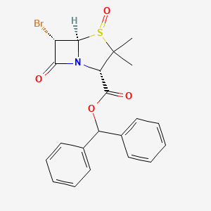 (2S,5R,6S)-Benzhydryl 6-bromo-3,3-dimethyl-7-oxo-4-thia-1-azabicyclo[3.2.0]heptane-2-carboxylate 4-oxide