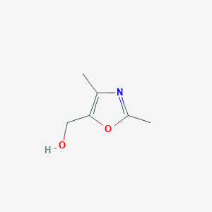 molecular formula C6H9NO2 B1278328 (2,4-二甲基-1,3-恶唑-5-基)甲醇 CAS No. 214553-55-6