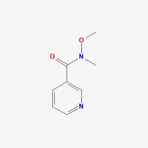molecular formula C8H10N2O2 B1278332 N-甲氧基-N-甲基烟酰胺 CAS No. 95091-91-1