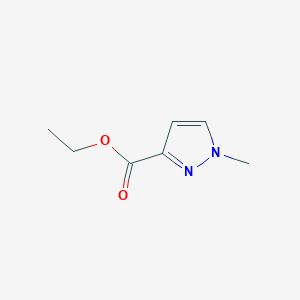 molecular formula C7H10N2O2 B1278356 1-甲基-1H-吡唑-3-羧酸乙酯 CAS No. 88529-79-7