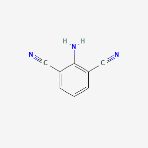 molecular formula C8H5N3 B1278372 2-氨基异酞腈 CAS No. 63069-52-3