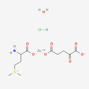 Aquo-alpha-ketoglutarato-O,O(sup alpha)-chloro-S-methylmethioninato-O,N-zinc(II)